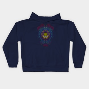 Psychedelic Fractal Manipulation Pattern Kids Hoodie